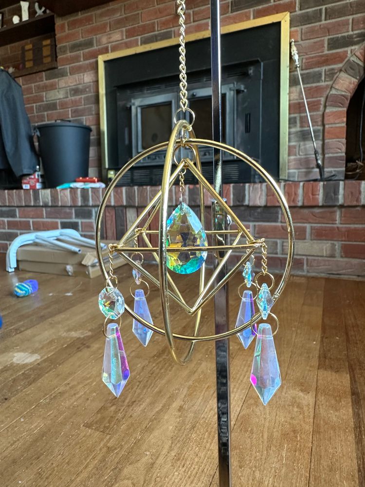 Gold Diamond Sun Catcher